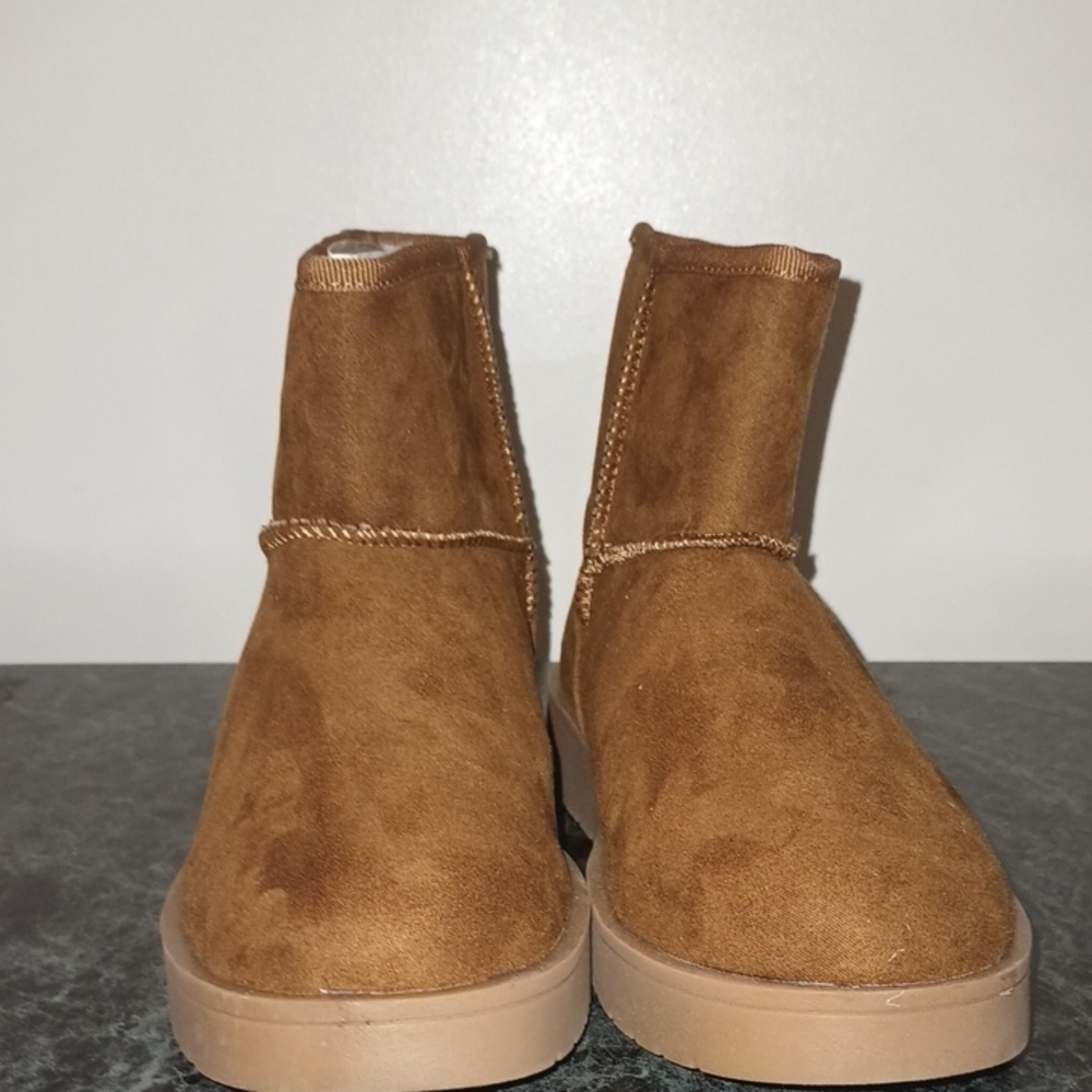 Brown Suede Ankle Boots